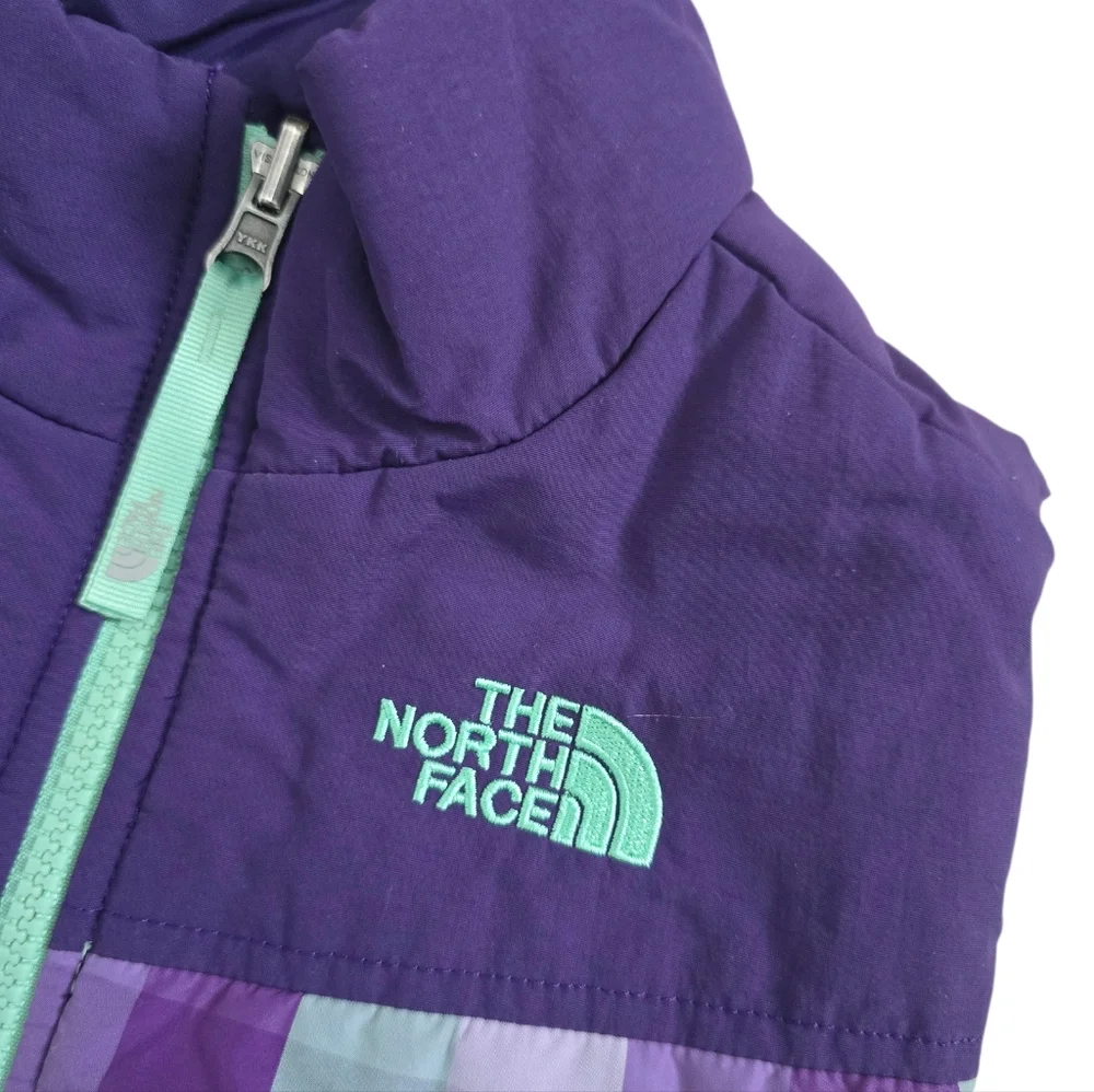 The North Face Kids Reversible Plaid Puffer Vest